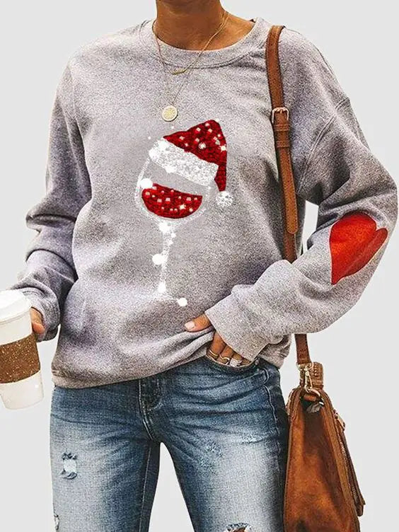 Women's Loose Round Neck Pullover Sweater for Fall/Winter