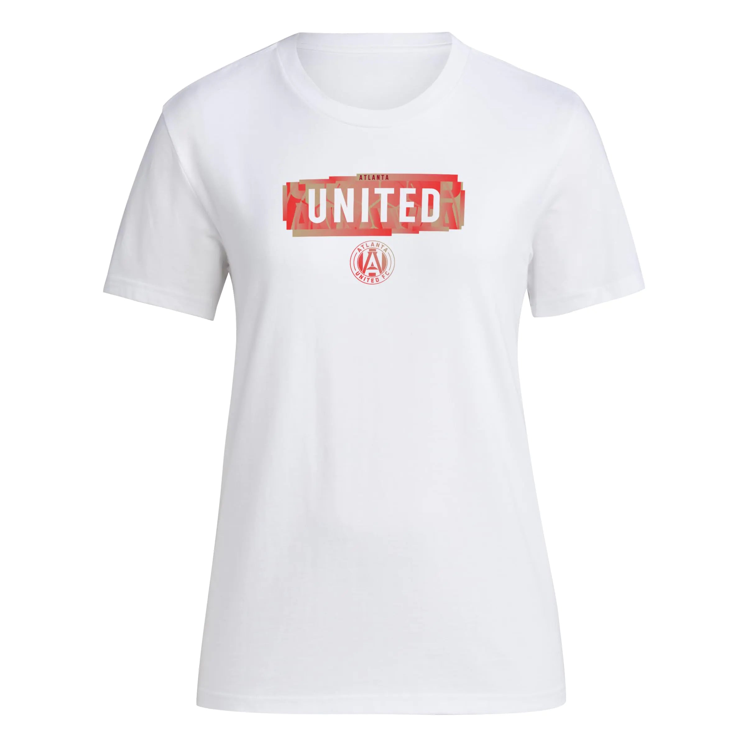 adidas Womens FC Short Sleeve Pre-Game T-Shirt White/Atlanta United Large