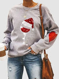 Women's Loose Round Neck Pullover Sweater for Fall/Winter