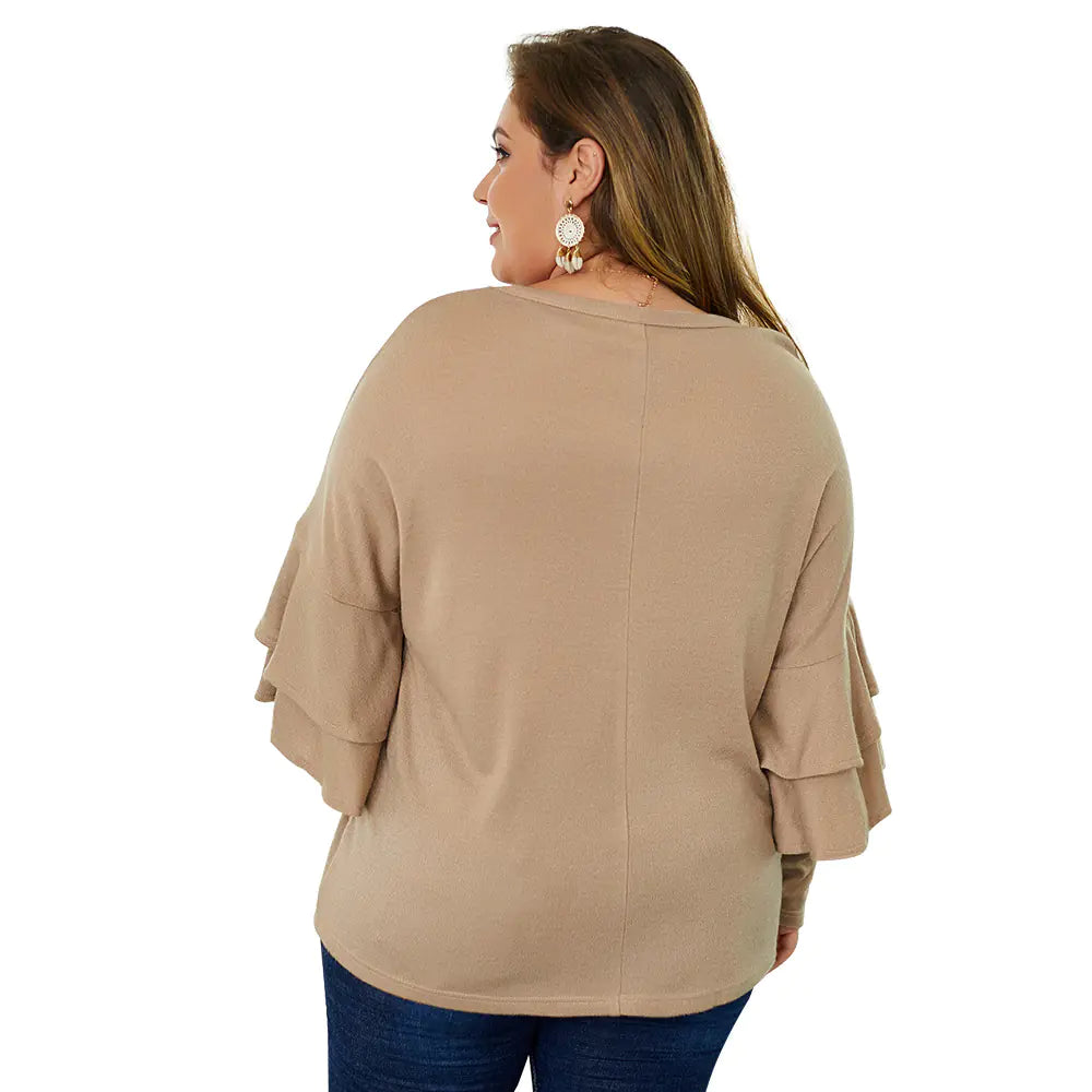 Plus Size Women's Sweater - Original Design for Fall/Winter
