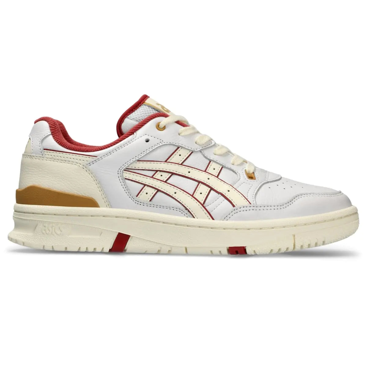 ASICS Unisex EX89 Sportstyle Shoe 11 White/Burnt RED