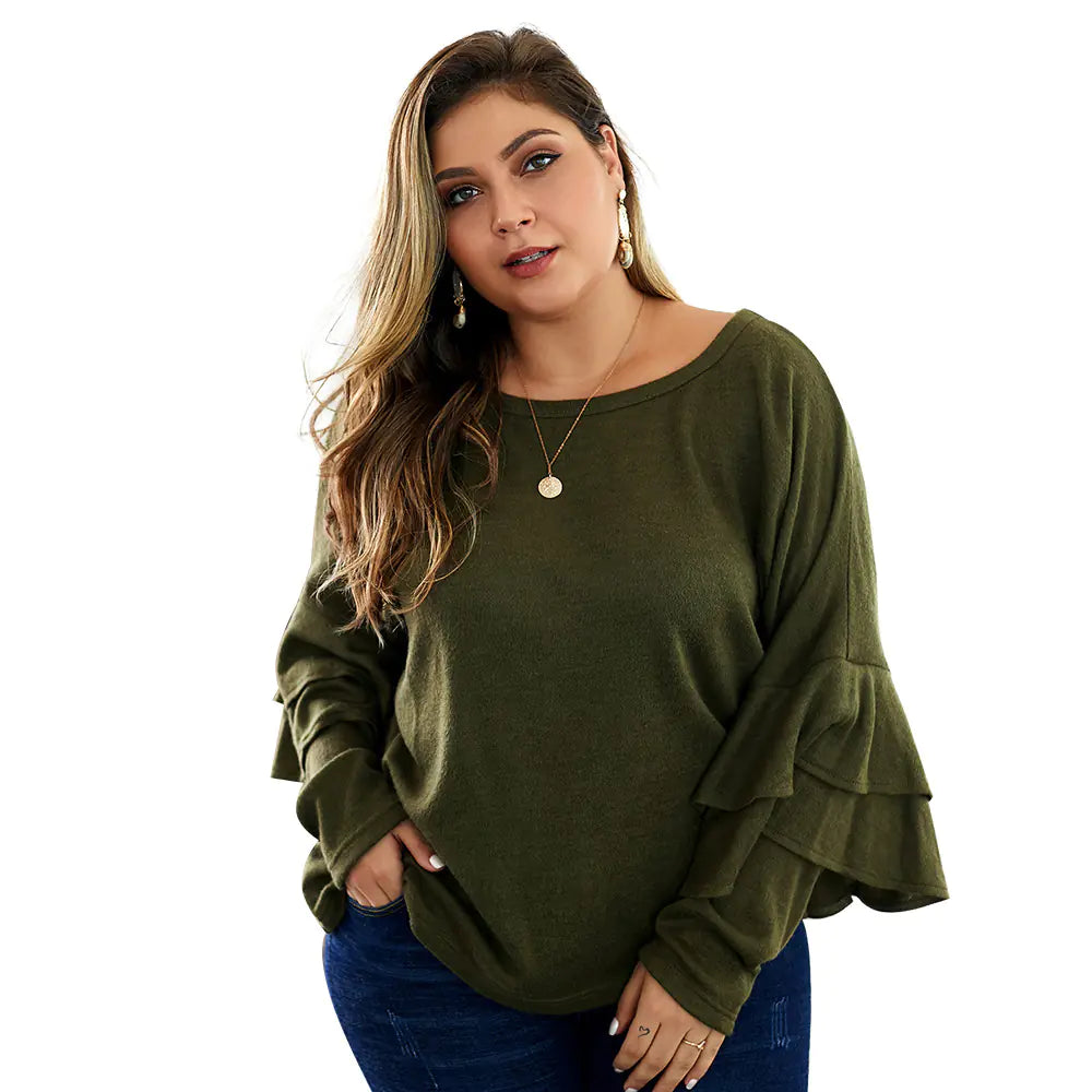 Plus Size Women's Sweater - Original Design for Fall/Winter
