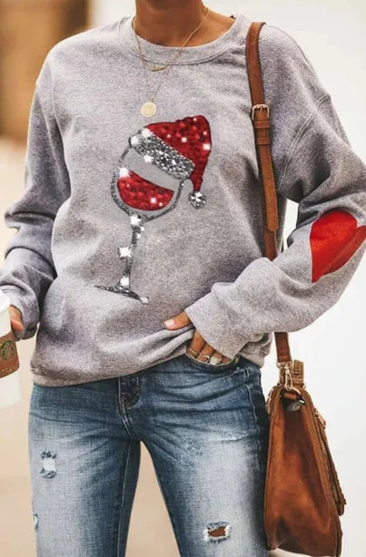 Women's Loose Round Neck Pullover Sweater for Fall/Winter