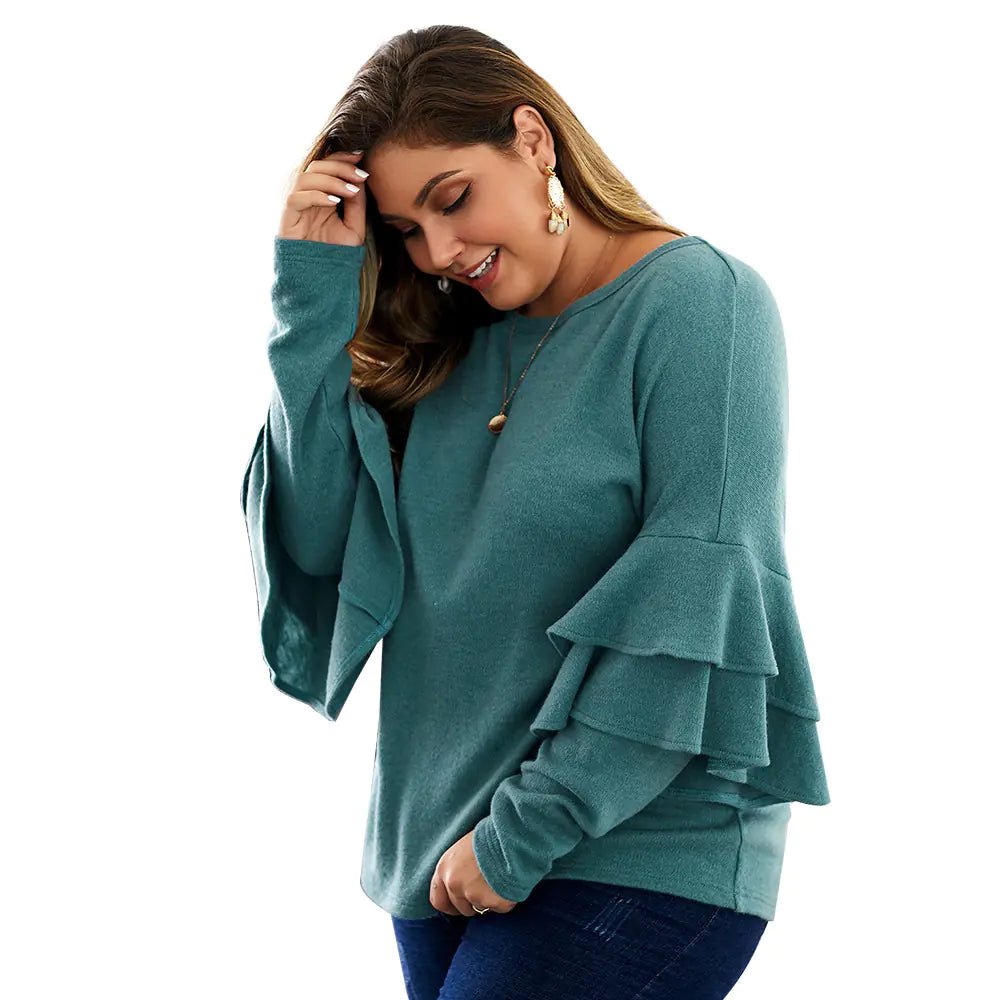 Plus Size Women's Sweater - Original Design for Fall/Winter