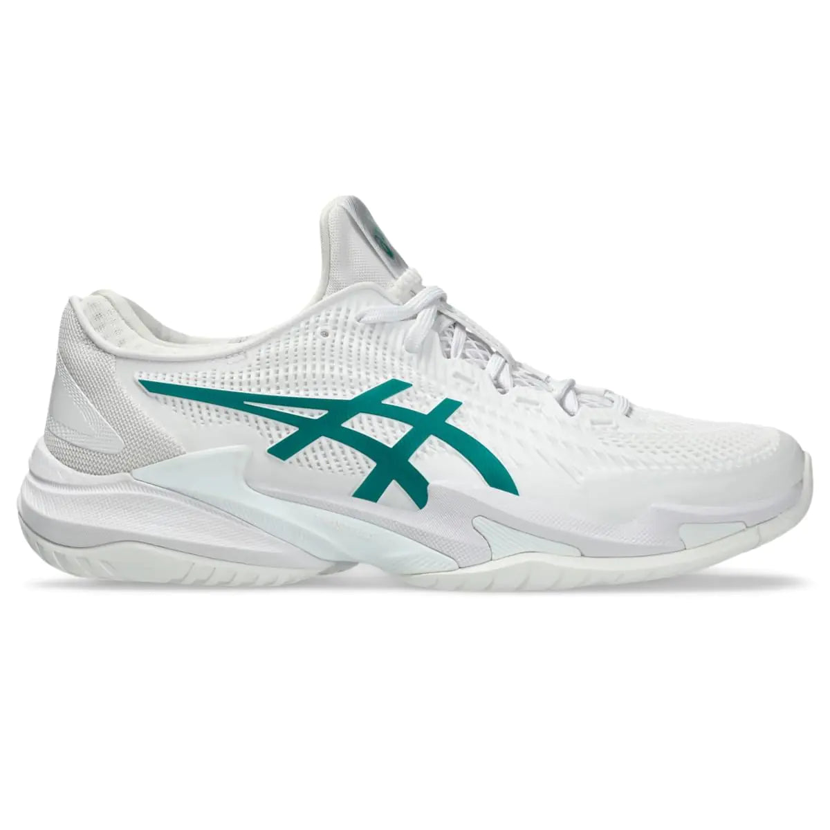 ASICS Mens Court FlyteFoam 3 Novak Tennis Shoes 15 White/Pitch Green